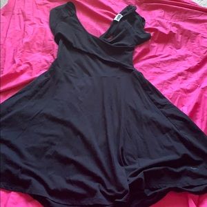 Black pink dress